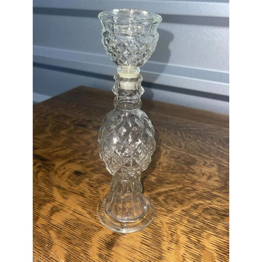 Vintage 1970 Avon Usable Candlestick Perfume Bottle